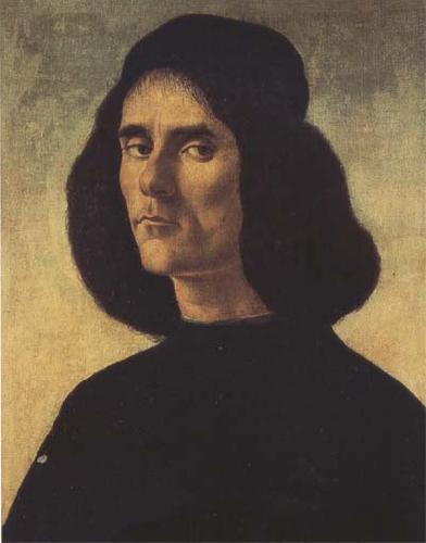 Sandro Botticelli Portrait of Michele Marullo France oil painting art